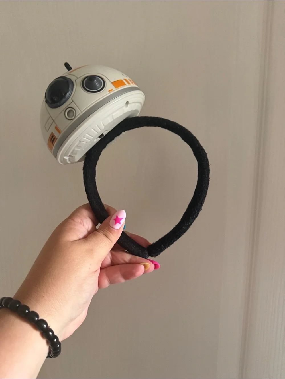 Disney BB-8 Headband Costume Accessory in White, Black & Orange